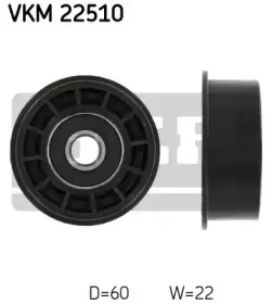 VKM 22510 SKF Паразитный / Ведущий ролик, зубчатый ремень VKM 22510 SKF Паразитный / Ведущий ролик, зубчатый ремень